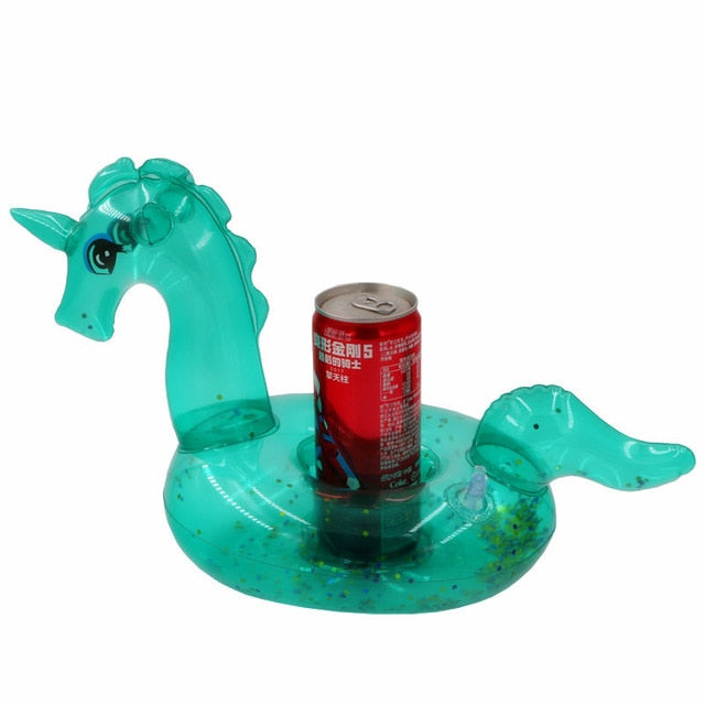 YUYU Inflatable Cup Holder Unicorn Flamingo Drink holder Swimming Pool Float Bathing pool Toy Party Decoration Bar Coasters