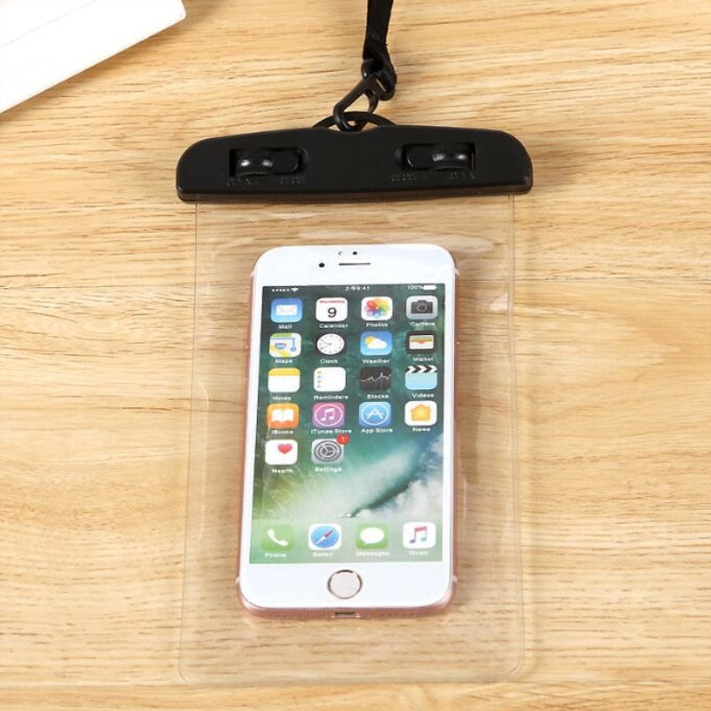 Sealing Waterproof Phone Bags with Strap Protect Bag Dry Pouch Protective Case Cover 3.5 inch -6 inch Smart Phone Swimming Bags